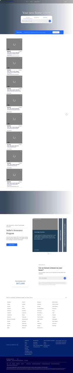 Ekran görüntüsü www.coldwellbanker.com