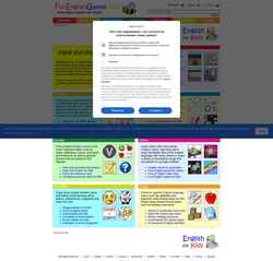 Schermafbeelding www.funenglishgames.com