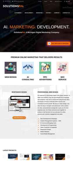 Screenshot www.solutionspal.com