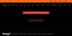 Captura de pantalla www.strategy.com