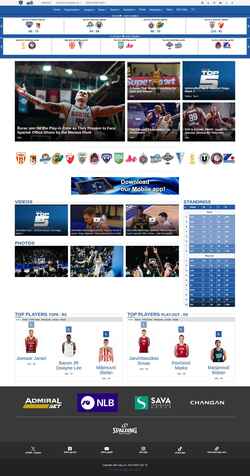 Captura de pantalla www.aba-liga.com