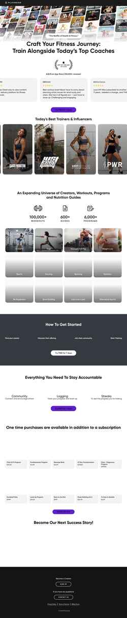Screenshot my.playbookapp.io