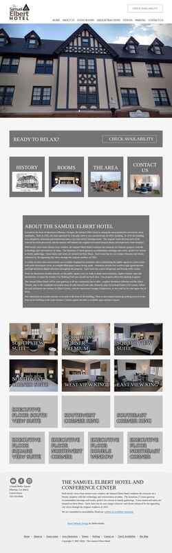 スクリーンショット www.elberthotel.com