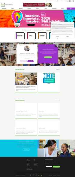 Captura de pantalla ncte.org