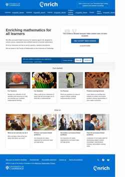 Captură de ecran nrich.maths.org