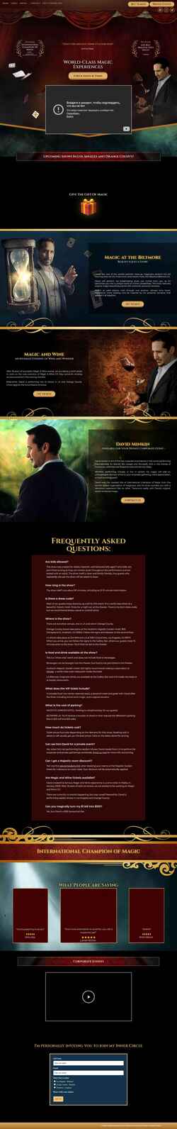 Screenshot davidminkin.com
