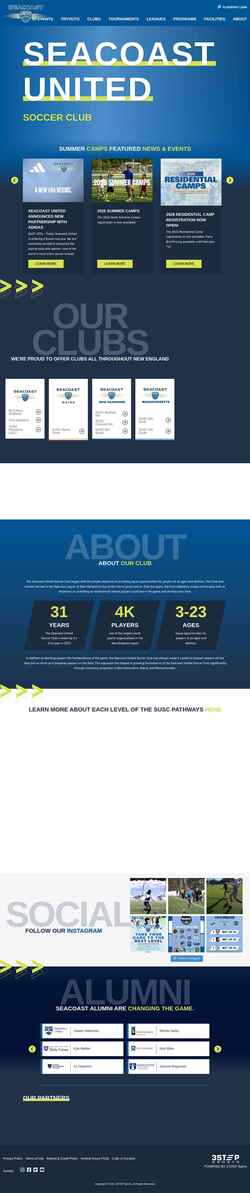 Screenshot www.seacoastunited.com