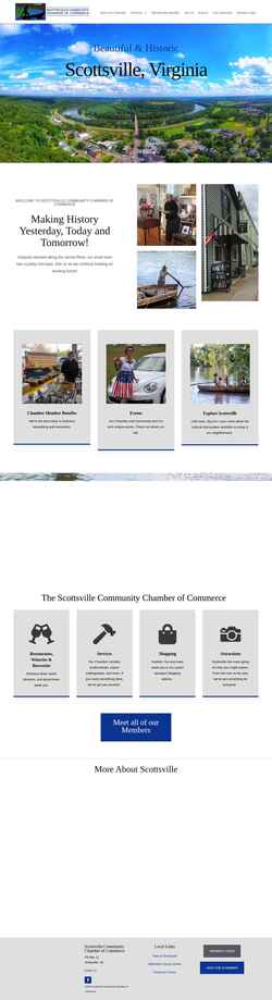 Screenshot visitscottsville.org