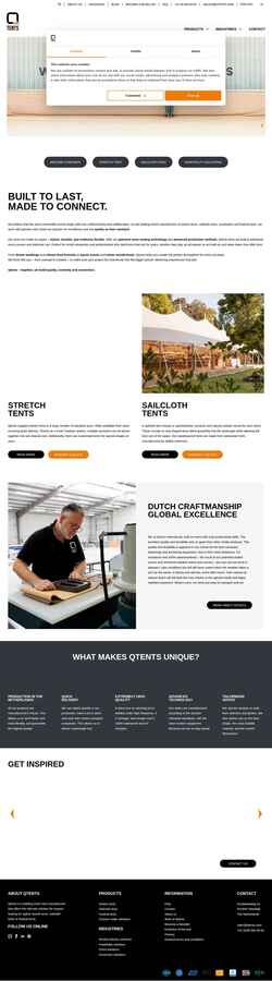 Screenshot qtents.com