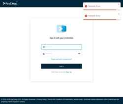 Screenshot go.paycargo.com