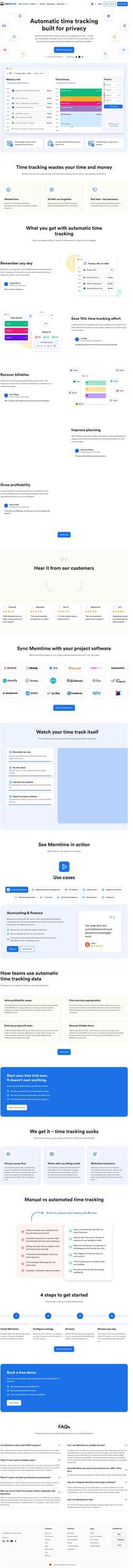 Ekran görüntüsü www.memtime.com