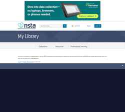 Screenshot my.nsta.org