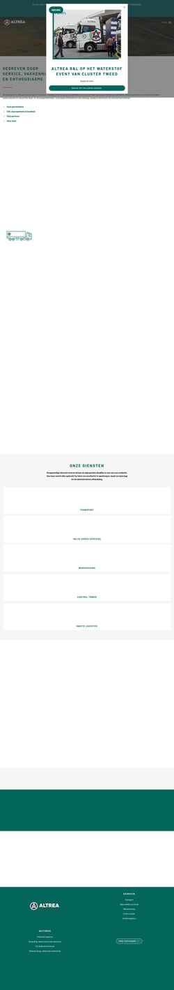 Screenshot www.altrea.com