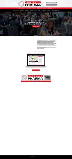Screenshot conference.contractpharma.com