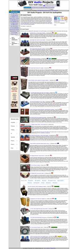 Ekran görüntüsü diyaudioprojects.com