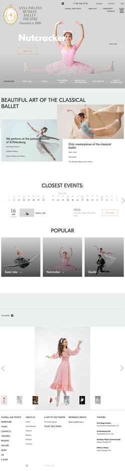 Captura de pantalla www.rus-ballet.com