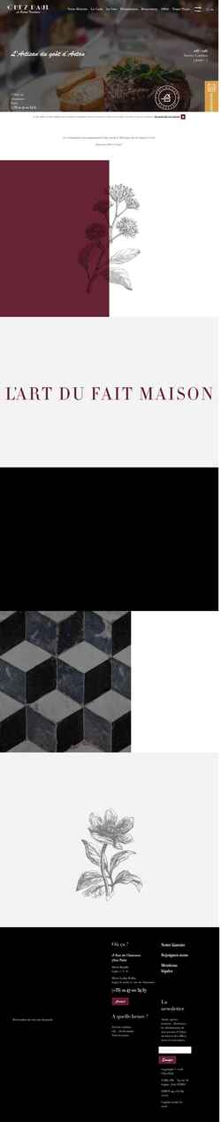 Screenshot chezpaul.com