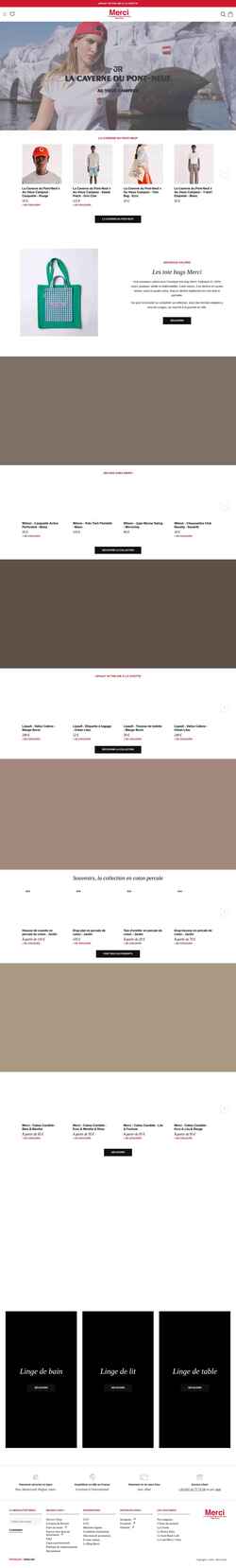 Captura de pantalla merci-merci.com