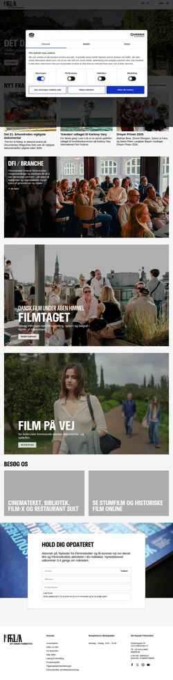 Schermata www.dfi.dk