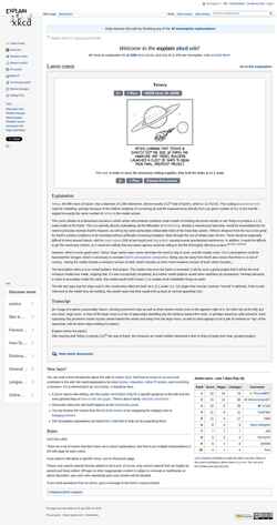 Captura de pantalla www.explainxkcd.com