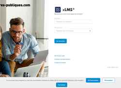 Screenshot elearning.carrieres-publiques.com