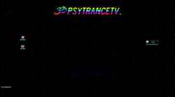 Snímek obrazovky psytrancetv.online.fr