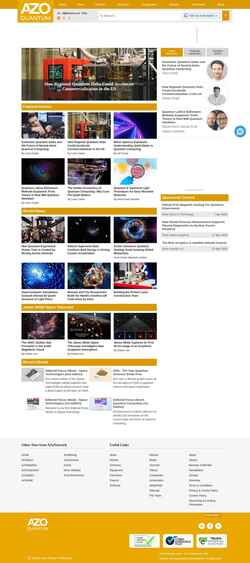 Снимак екрана www.azoquantum.com