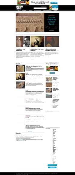 Captura de pantalla www.historytoday.com