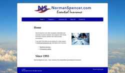 Screenshot normanspencer.com