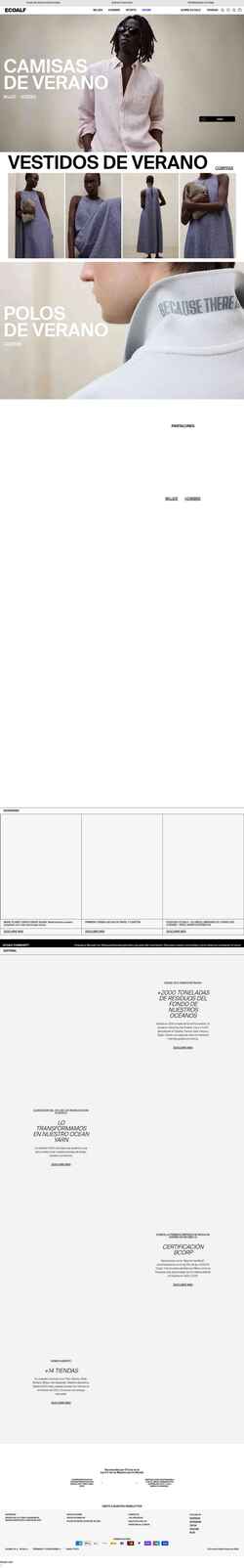Screenshot ecoalf.com
