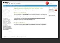 Screenshot www.verot.net