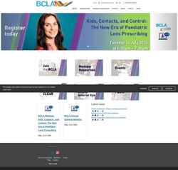Screenshot www.bcla.org.uk