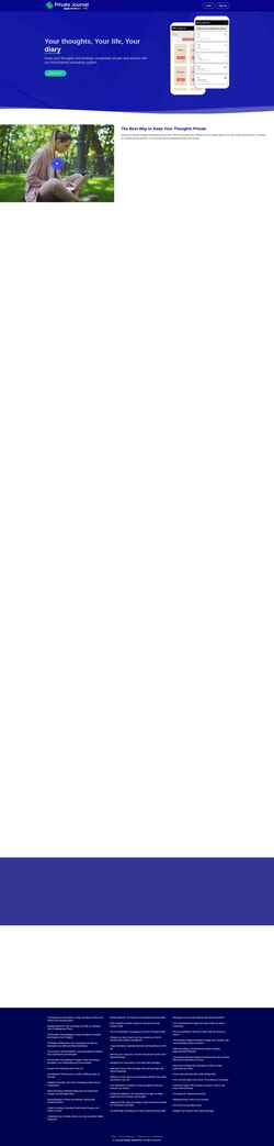 Captură de ecran privatejournalpro.com