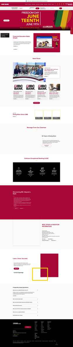 Screenshot www.ibc.com
