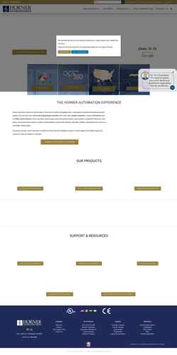 Скриншот hornerautomation.com