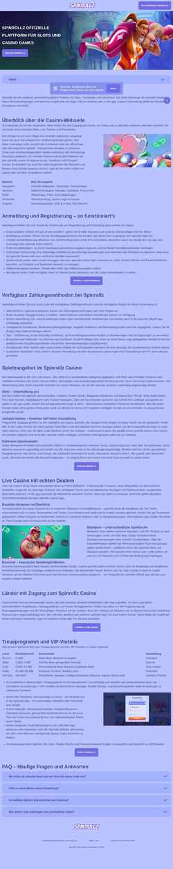 Screenshot spinrollz-germany.com