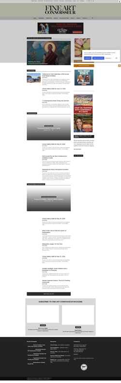 Captură de ecran fineartconnoisseur.com