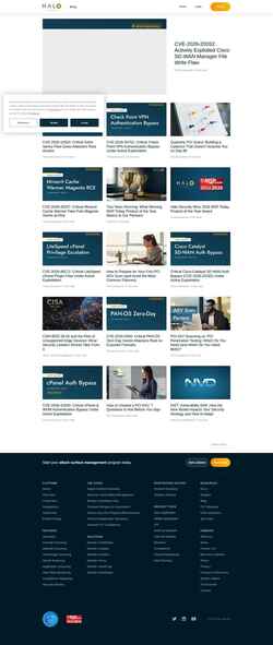 Screenshot blog.halosecurity.com