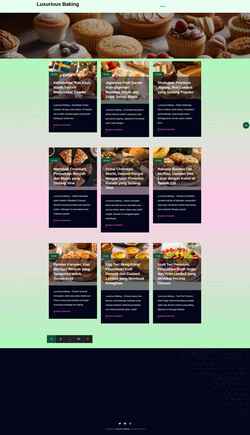 Screenshot luxuriousbaking.com