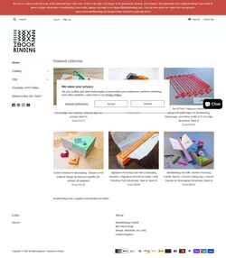 Screenshot store.ibookbinding.com