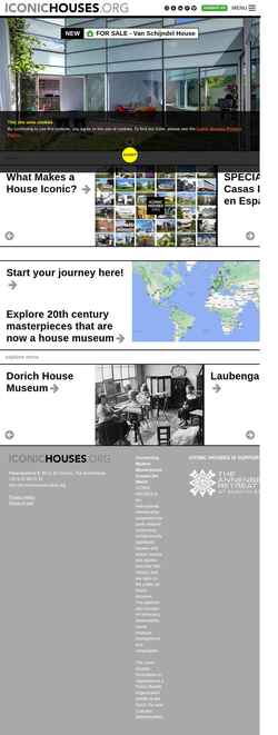 Schermata www.iconichouses.org