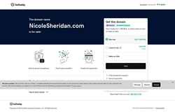 Screenshot nicolesheridan.com