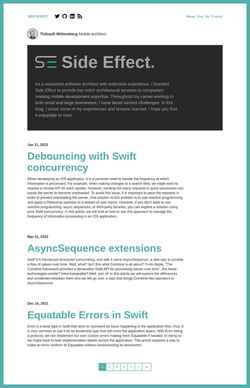 Screenshot sideeffect.io