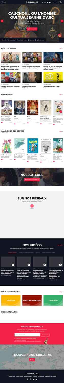 Screenshot www.dargaud.com