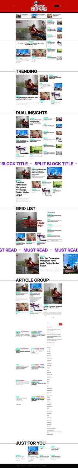 Screenshot pegbd.org