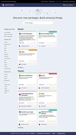 Screenshot novapackages.com