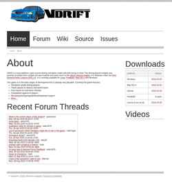 Snímka obrazovky vdrift.net