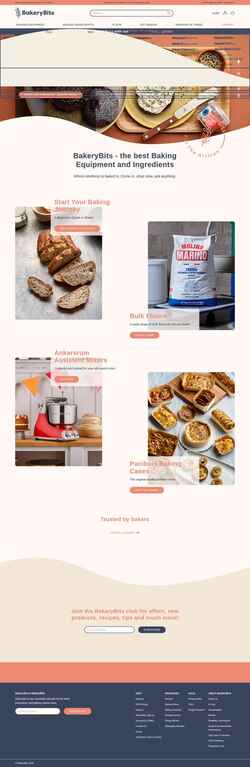 Screenshot www.bakerybits.co.uk
