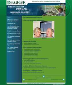 Screenshot www.french-course.com
