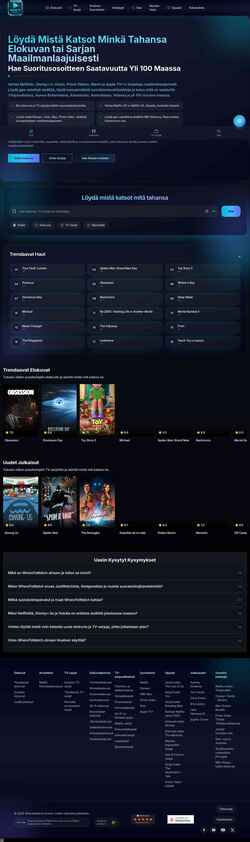 Captura de pantalla www.wheretowatch.stream